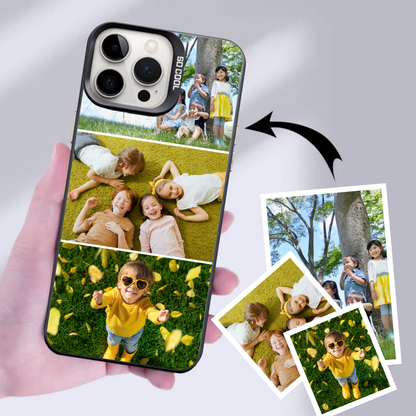 Personalised Photo Phone Case | Custom iPhone & Samsung Case | 3 Photo Vertical Layout