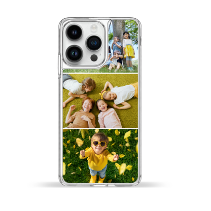 Personalised Photo Phone Case | Custom iPhone & Samsung Case | 3 Photo Vertical Layout