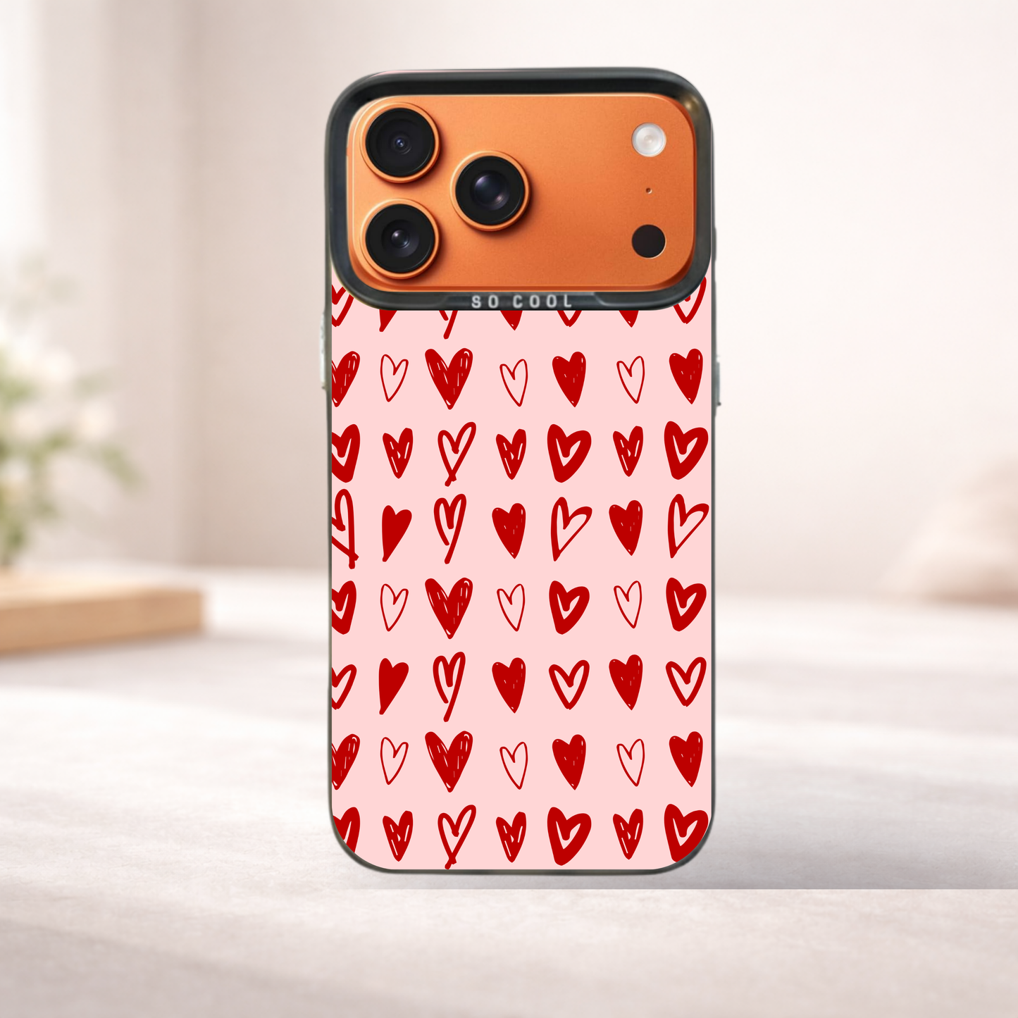 Heart Doodles Phone Case | iPhone & Samsung