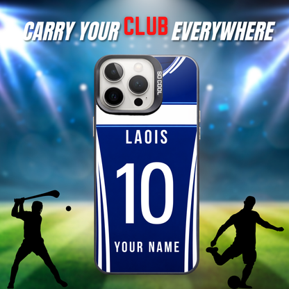 Personalised County Laois GAA Jersey Phone Case | Custom iPhone & Samsung Case