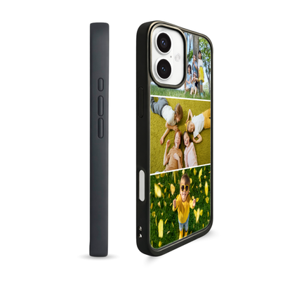 Personalised Photo Phone Case | Custom iPhone & Samsung Case | 3 Photo Vertical Layout