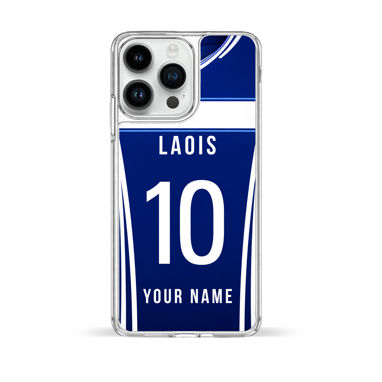Personalised County Laois GAA Jersey Phone Case | Custom iPhone & Samsung Case