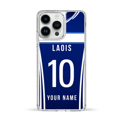 Personalised County Laois GAA Jersey Phone Case | Custom iPhone & Samsung Case