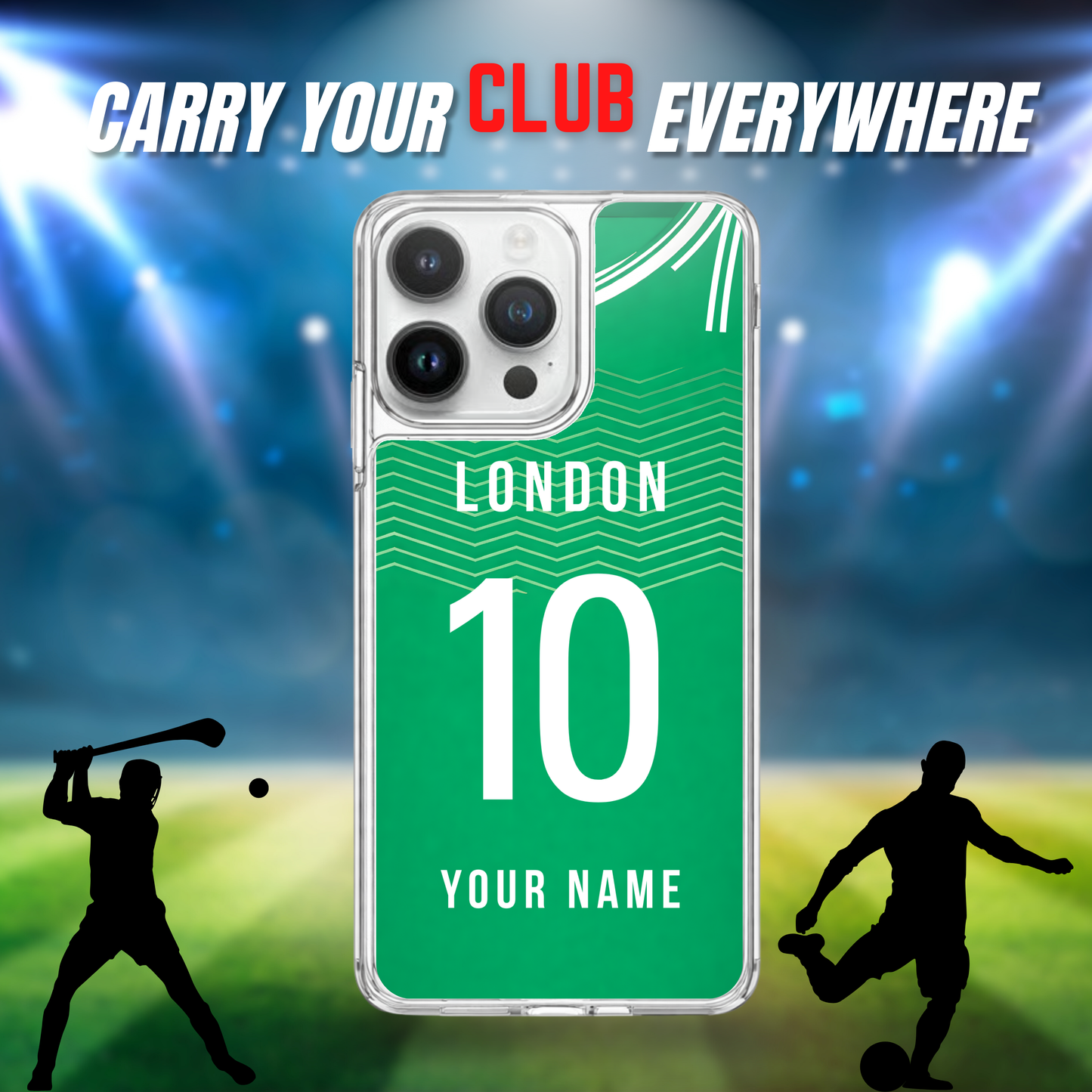 Personalised London GAA Jersey Phone Case | Custom iPhone & Samsung Case