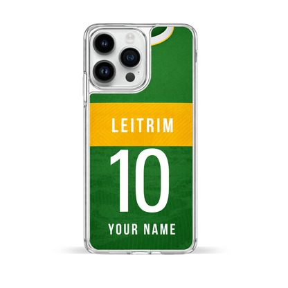 Personalised County Leitrim GAA Jersey Phone Case | Custom iPhone & Samsung Case