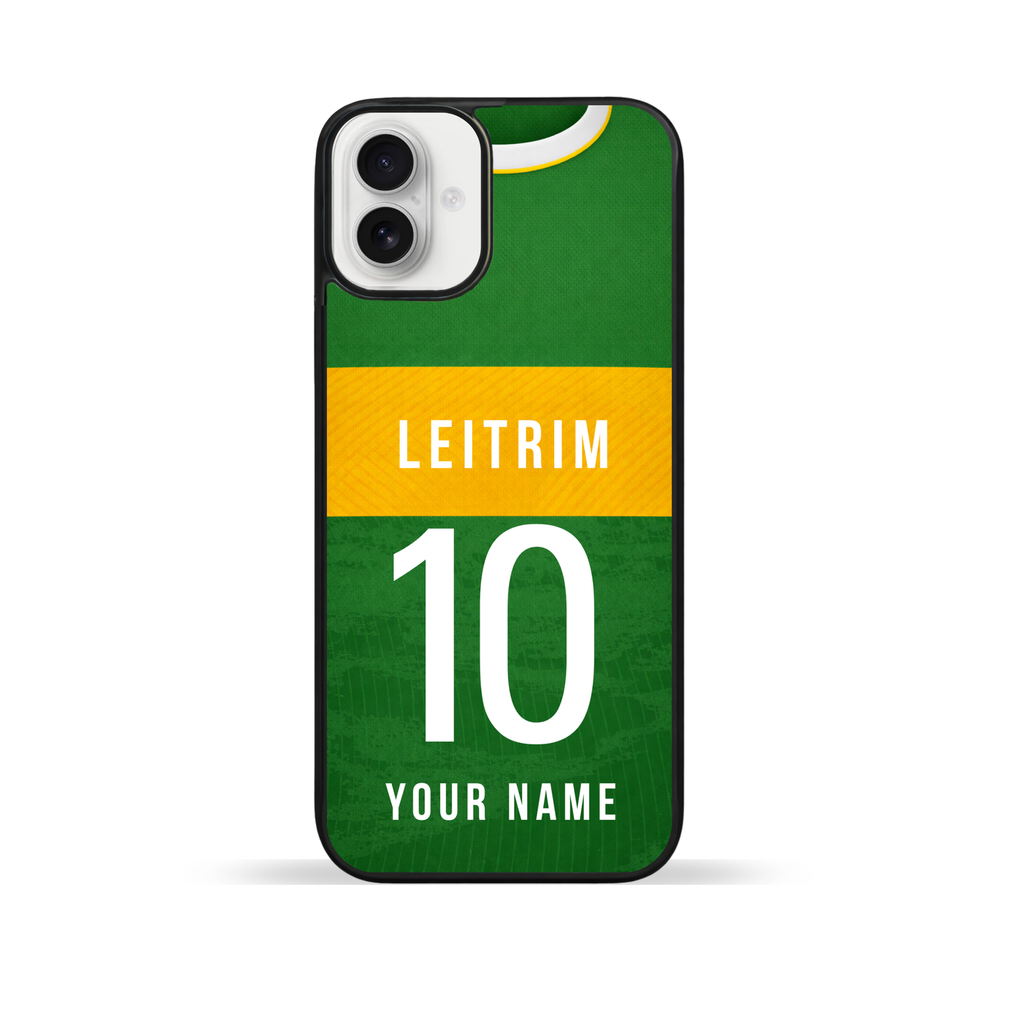 Personalised County Leitrim GAA Jersey Phone Case | Custom iPhone & Samsung Case
