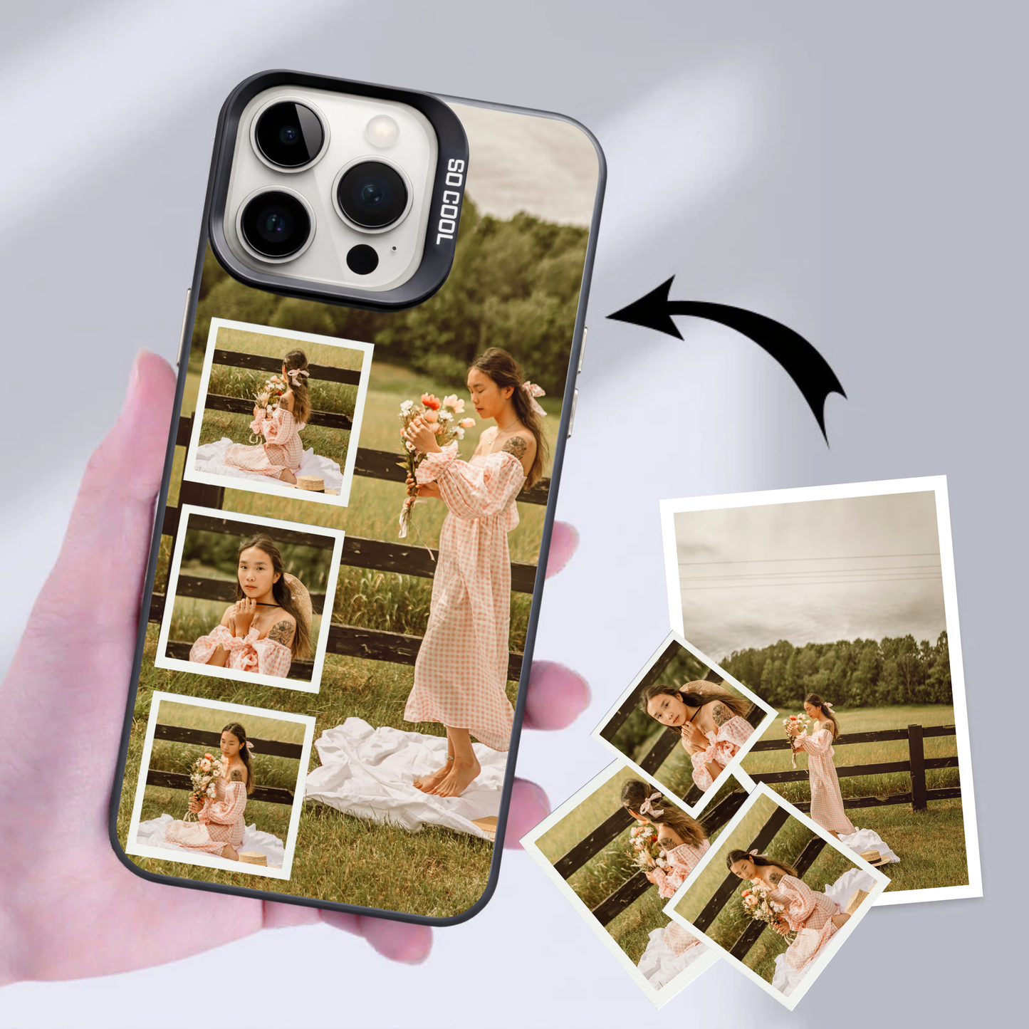 Personalised Photo Phone Case | Custom iPhone & Samsung Case | 4 Photo Story Layout