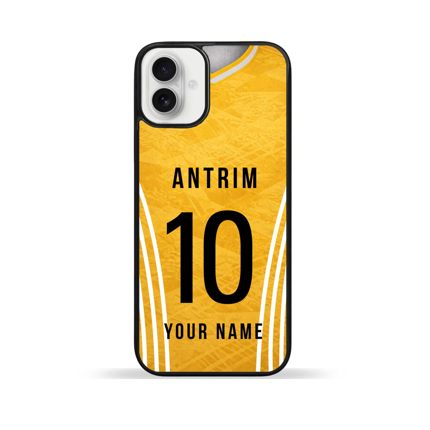 Personalised County Antrim GAA Jersey Phone Case | Custom iPhone & Samsung Case