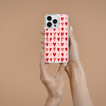 Heart Doodles Phone Case | iPhone & Samsung
