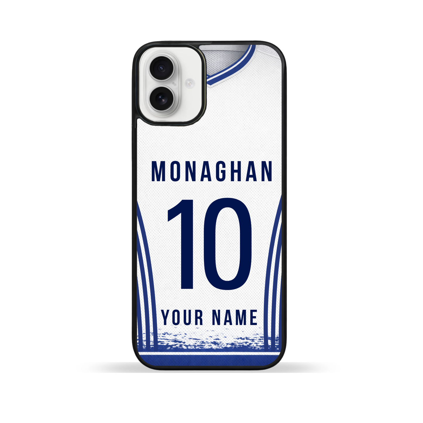Personalised County Monaghan GAA Jersey Phone Case | Custom iPhone & Samsung Case