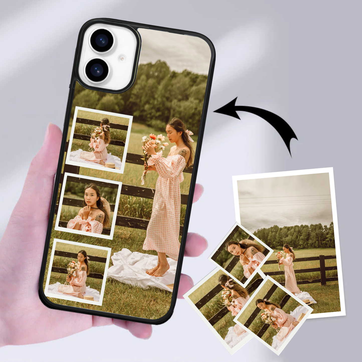 Personalised Photo Phone Case | Custom iPhone & Samsung Case | 4 Photo Story Layout