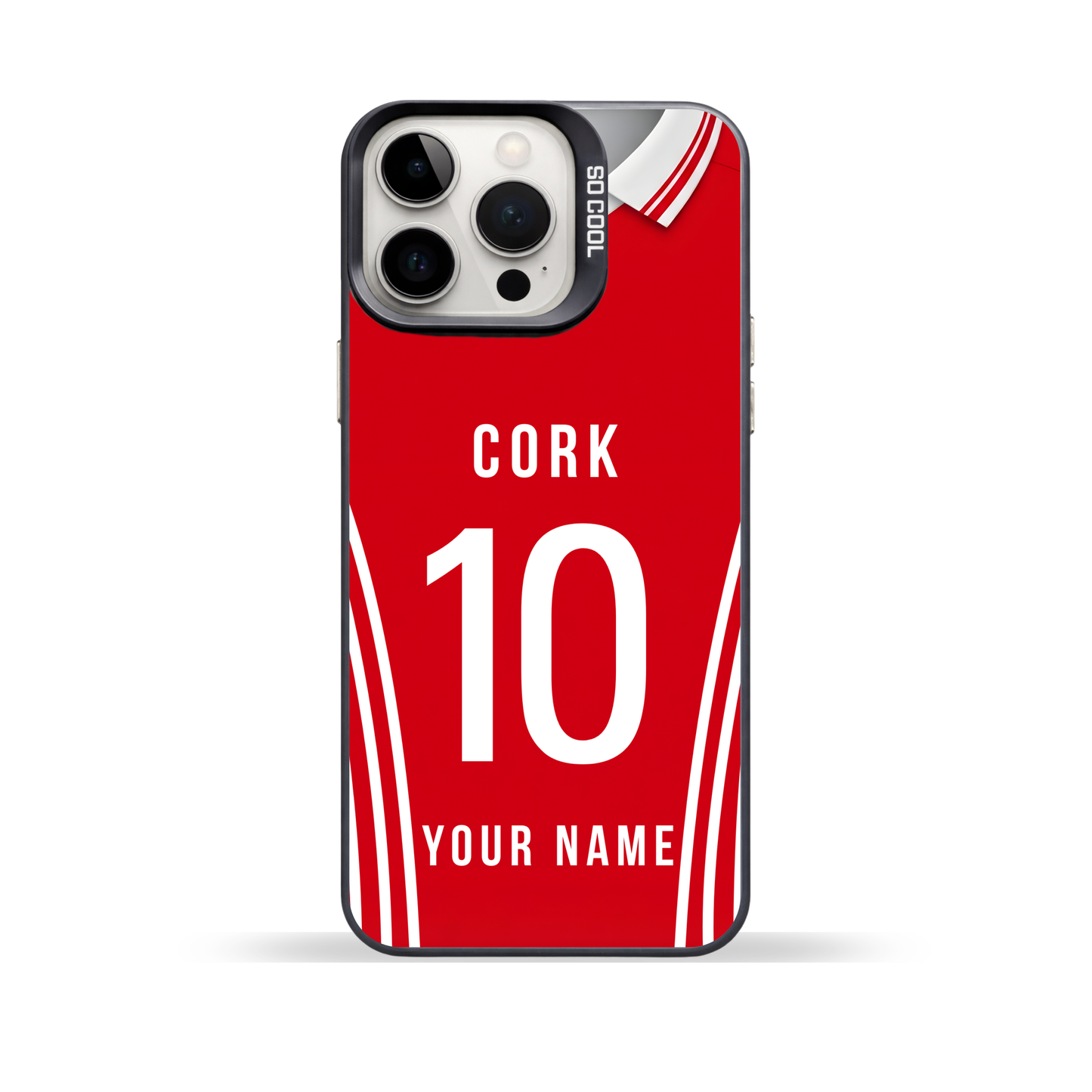 Personalised County Cork GAA Jersey Phone Case | Custom iPhone & Samsung Case