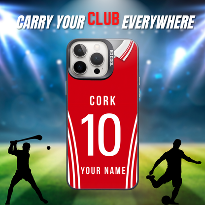 Personalised County Cork GAA Jersey Phone Case | Custom iPhone & Samsung Case
