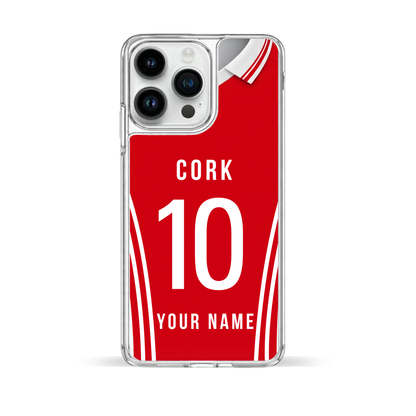 Personalised County Cork GAA Jersey Phone Case | Custom iPhone & Samsung Case