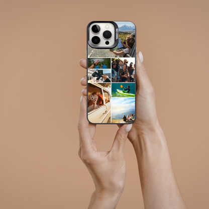 Personalised Photo Phone Case | Custom iPhone & Samsung Case | 7 Photo Grid Layout