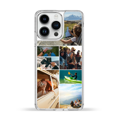 Personalised Photo Phone Case | Custom iPhone & Samsung Case | 7 Photo Grid Layout