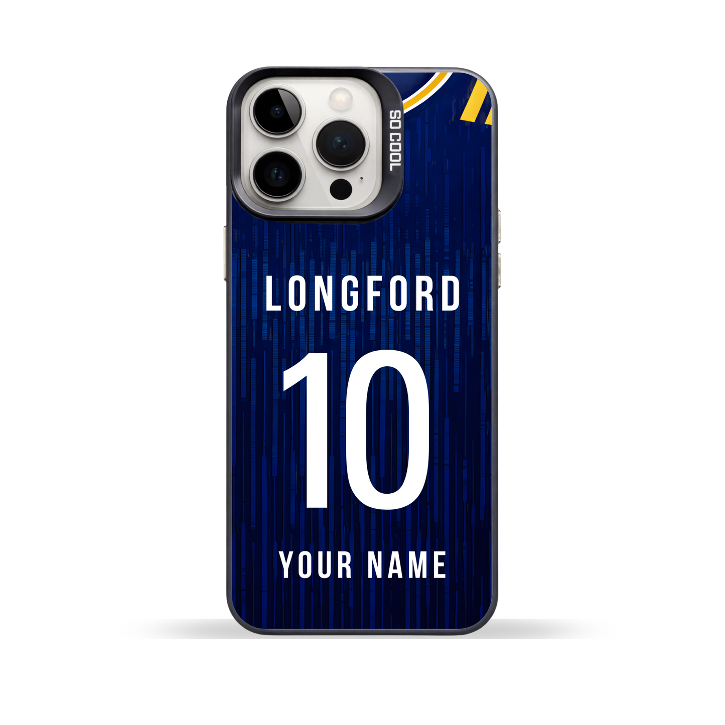Personalised County Longford GAA Jersey Phone Case | Custom iPhone & Samsung Case