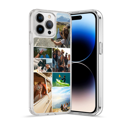 Personalised Photo Phone Case | Custom iPhone & Samsung Case | 7 Photo Grid Layout