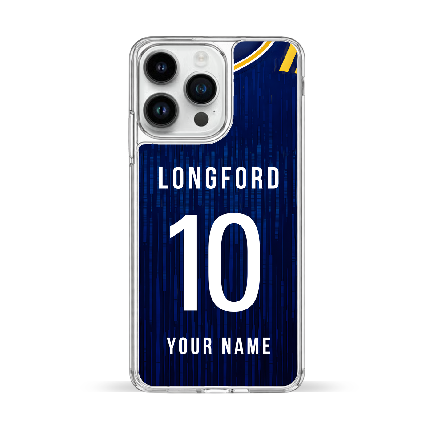 Personalised County Longford GAA Jersey Phone Case | Custom iPhone & Samsung Case