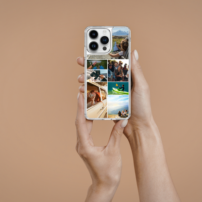 Personalised Photo Phone Case | Custom iPhone & Samsung Case | 7 Photo Grid Layout