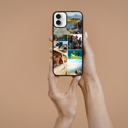 Personalised Photo Phone Case | Custom iPhone & Samsung Case | 7 Photo Grid Layout