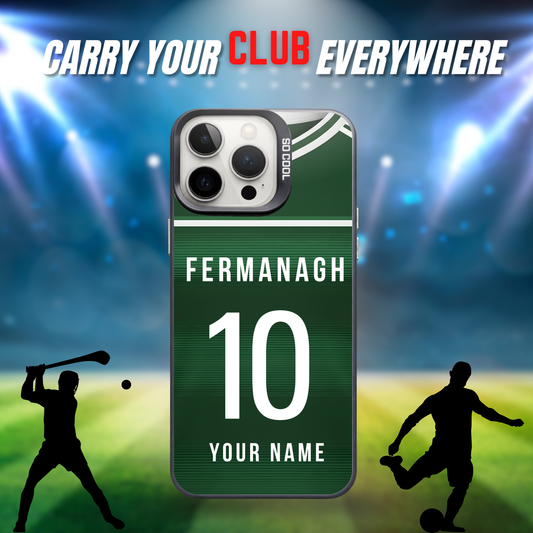 Personalised County Fermanagh GAA Jersey Phone Case | Custom iPhone & Samsung Case