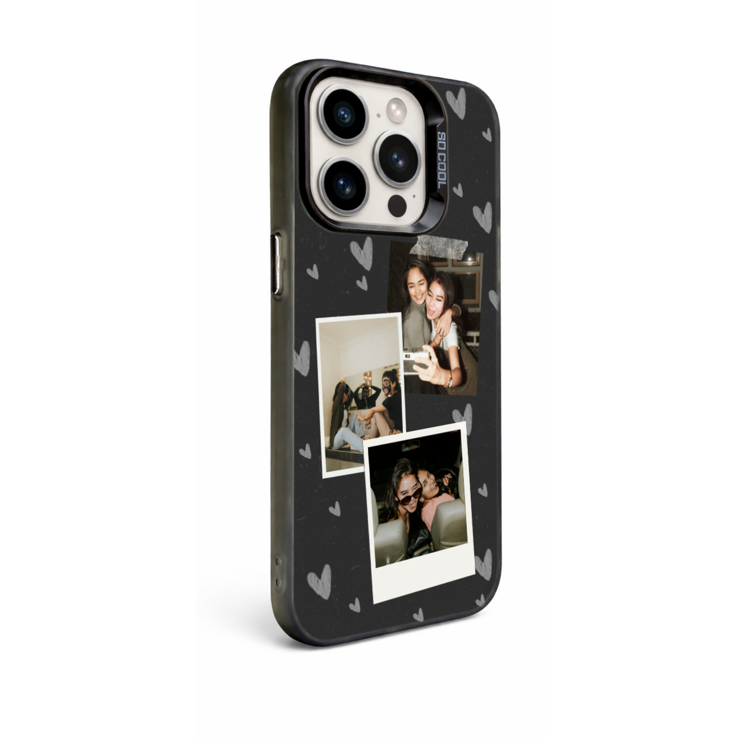 Personalised Photo Phone Case | Custom iPhone & Samsung Case | 3 photo polaroid Layout