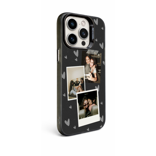 Personalised Photo Phone Case – 3 photo polaroid Layout