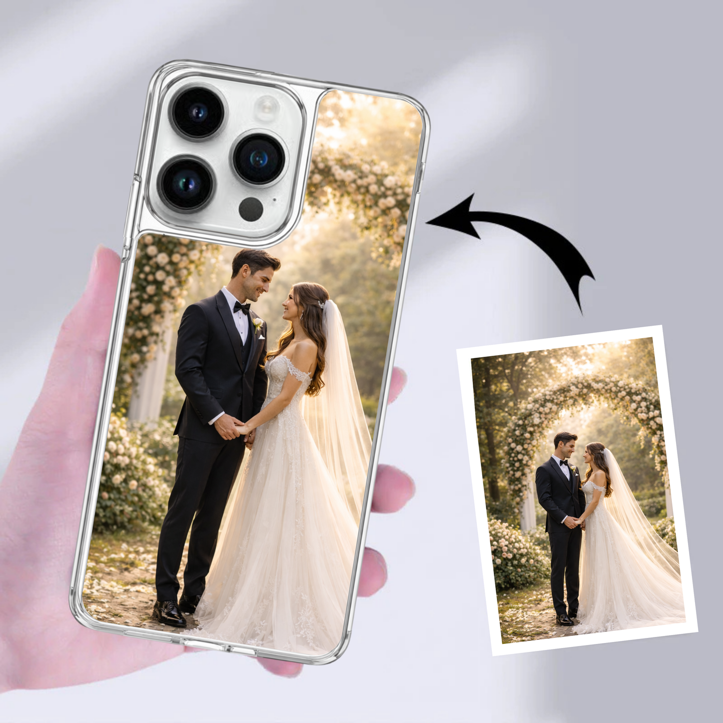 Personalised Photo Phone Case | Custom iPhone & Samsung Case | Single Photo Frame Layout