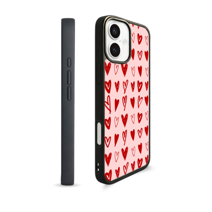 Heart Doodles Phone Case | iPhone & Samsung